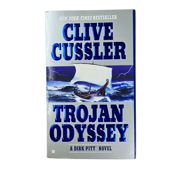 Trojan Odyssey by Clive Cussler - Paperback - A Dirk Pitt Novel - Picture 1 of 7